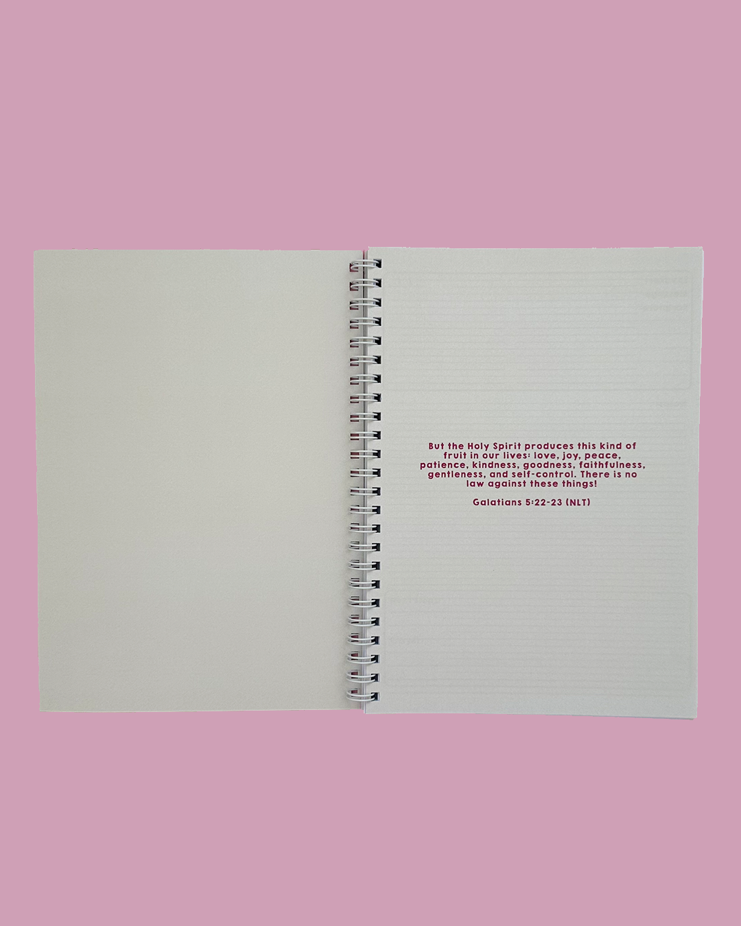 Fruit of the Spirit Church Notebook